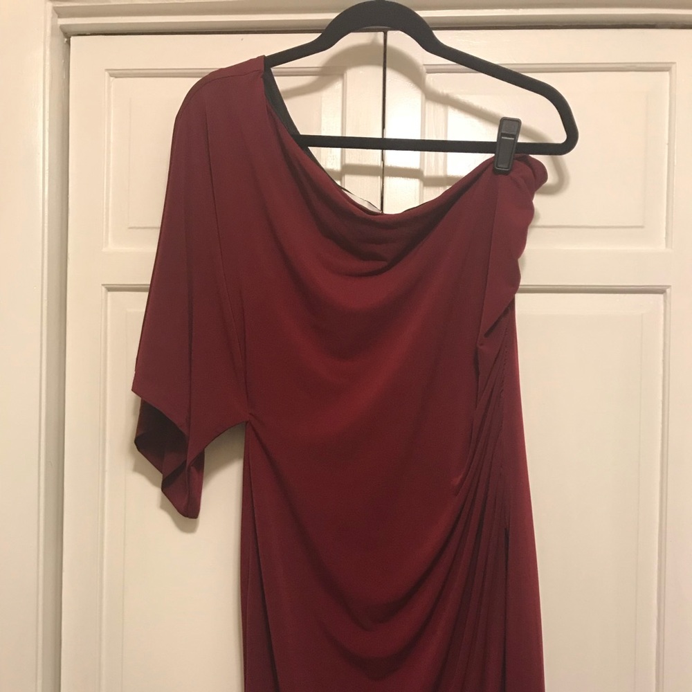 One shoulder mini dress
